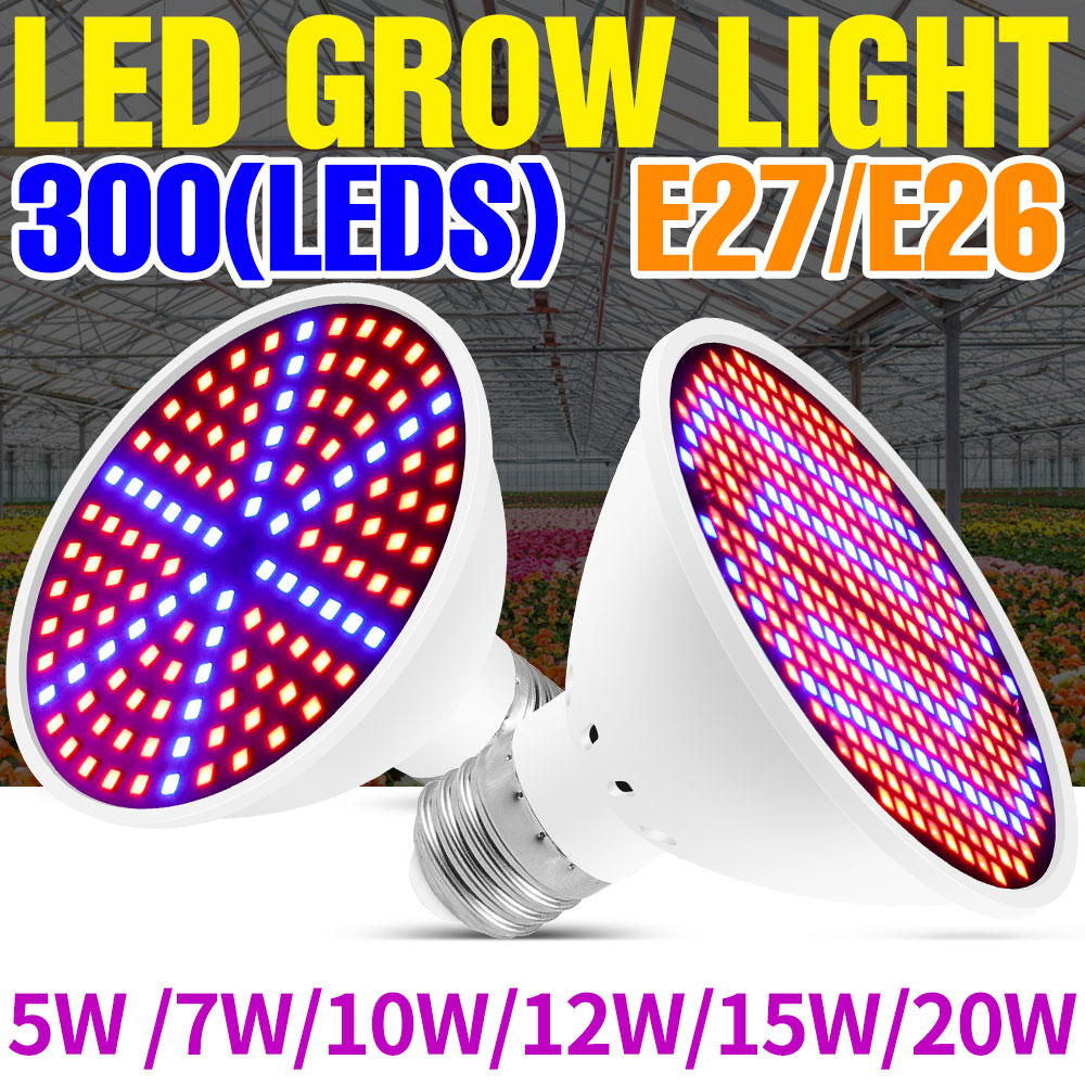 Hydroponic Grow Pod - Lampu LED Spektrum Penuh 25W E27