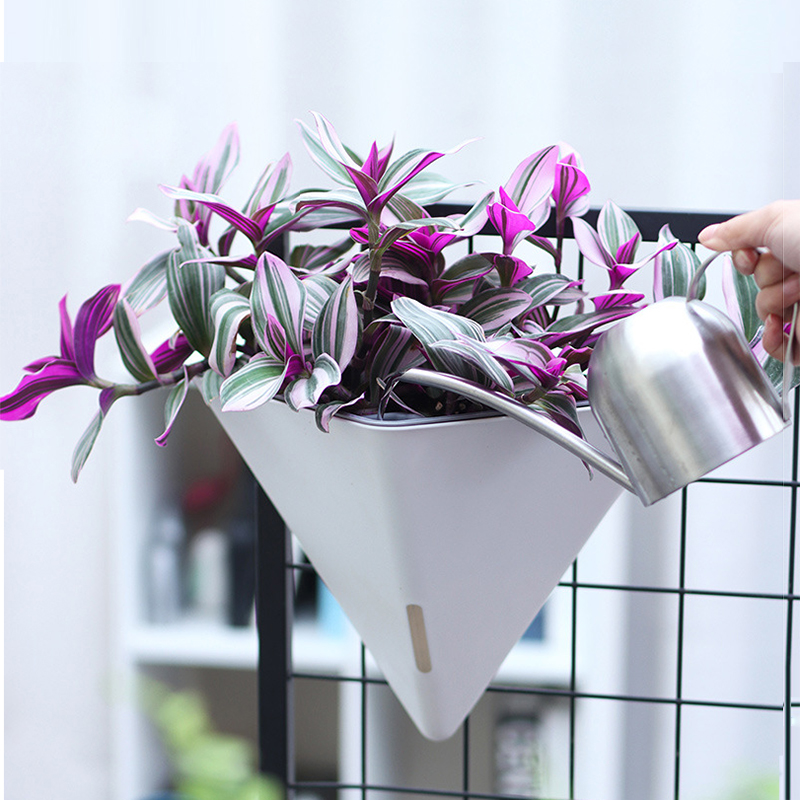 Smart Pot - Pot Bunga Segitiga Gantung Dinding, Sistem