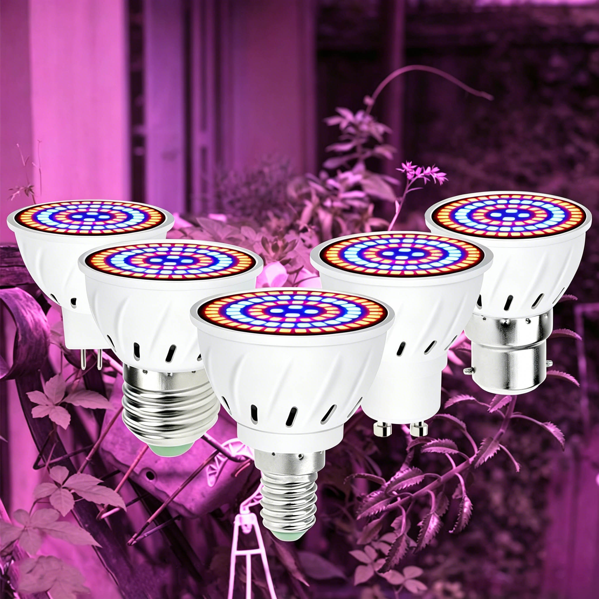 Plant Grow Light Full Spectrum - Lampu Tanam LED Spektrum Penuh E27
