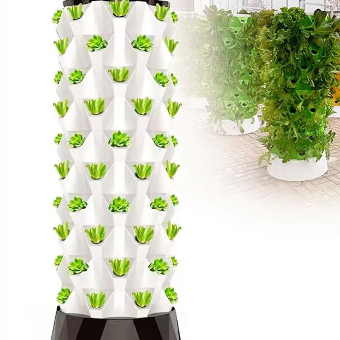 Hydroponic Tower - Sistem Irigasi Tetes Otomatis Pertanian, Sistem