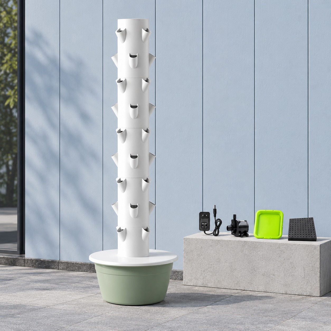 Menara Hidroponik 9 Lapisan de - Hydroponic Tower ulasan dan harga