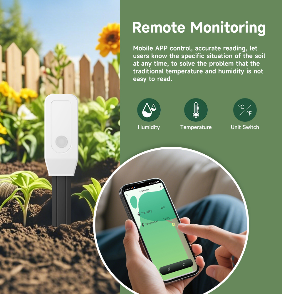 Sensor Penguji Tanah Pintar, P - Plant Monitor ulasan dan harga