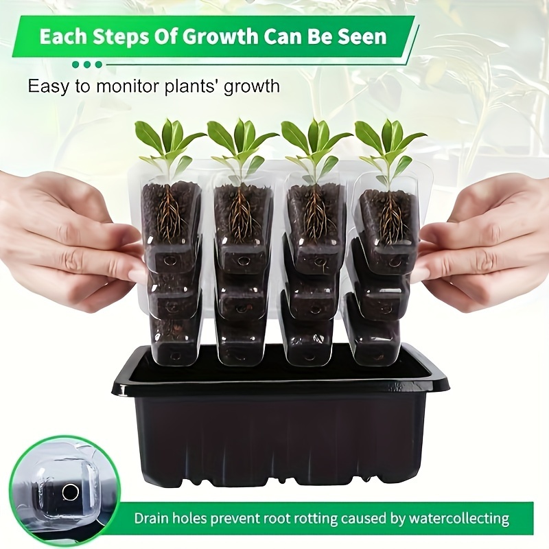 1/2/3-Paket Baki Perkecambahan - Indoor Garden Kit ulasan dan harga