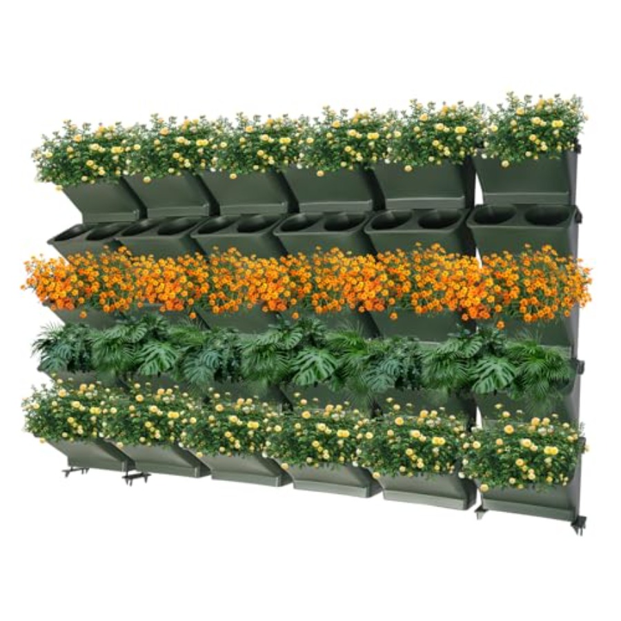 Penanam Dinding Vertikal Untuk - Self Watering Planter ulasan dan harga