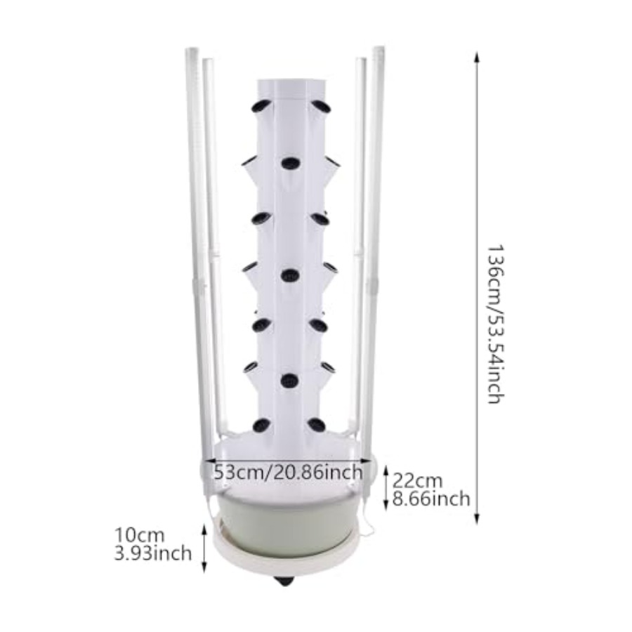 Menara tanam hidroponik untuk  - Hydroponic Tower ulasan dan harga